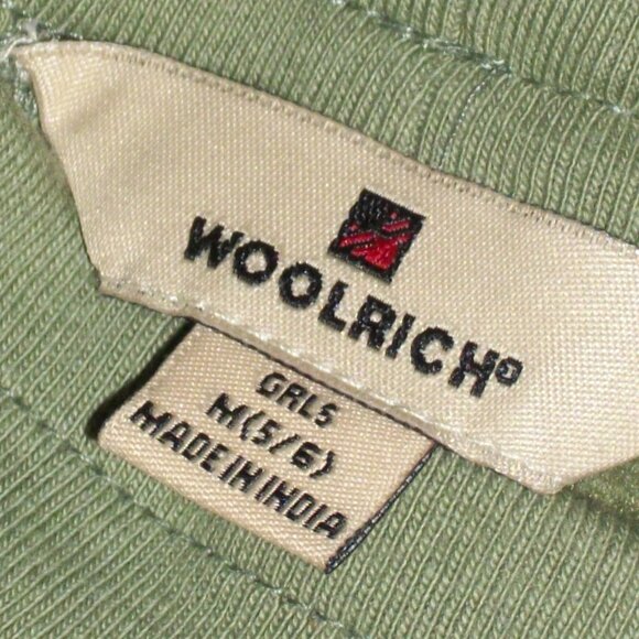 WOOLRICH NWT Girl's Sz M 5/6 Sage Green Soft Sweat Pants Drawstring Waist - Picture 7 of 7